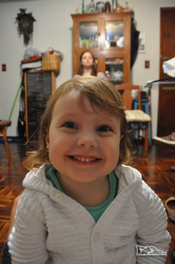 A sobrinha Luiza não para de crescer! (casa da Tia Dri, em Curitiba, no Paraná)